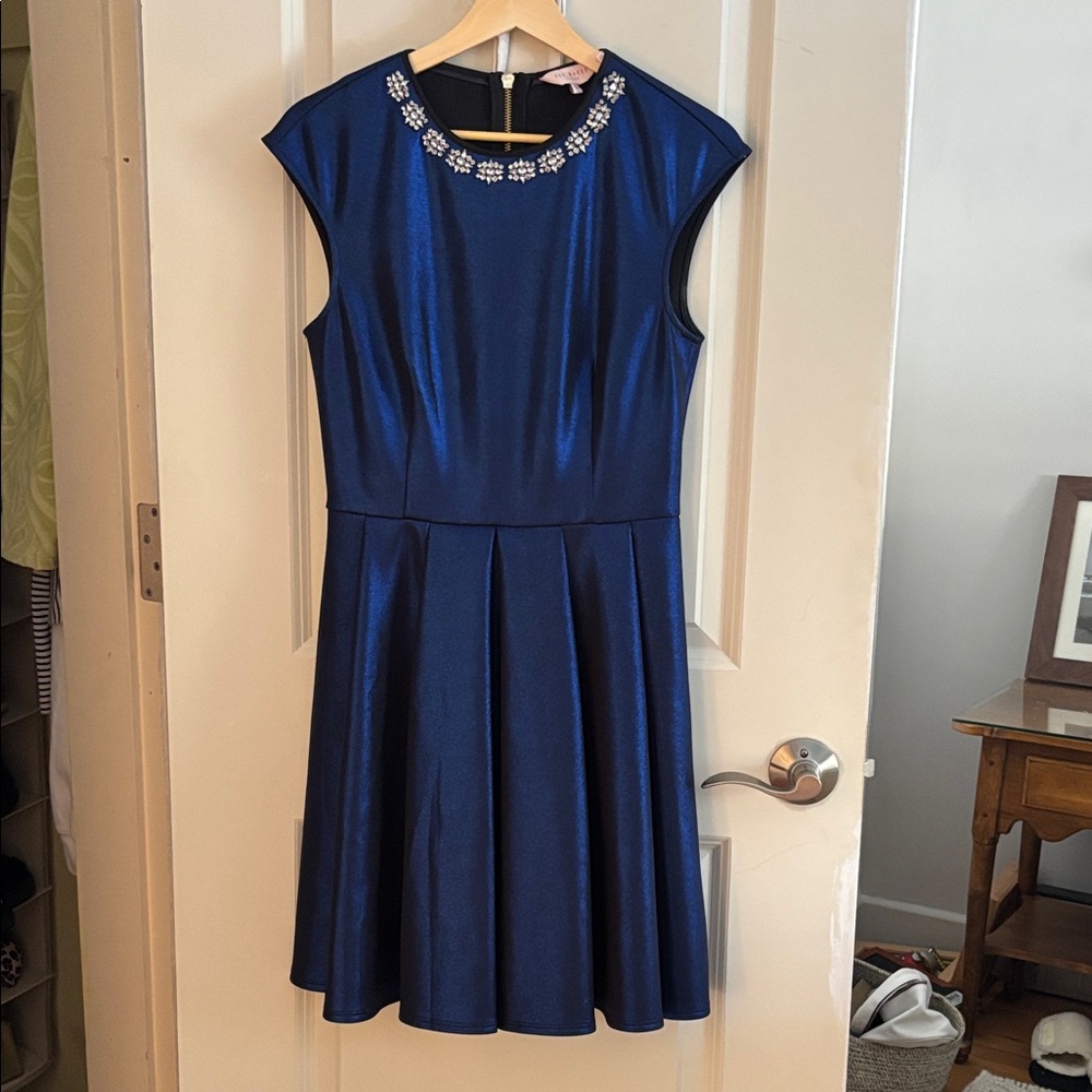 Ted Baker Midnight Blue Mini Dress